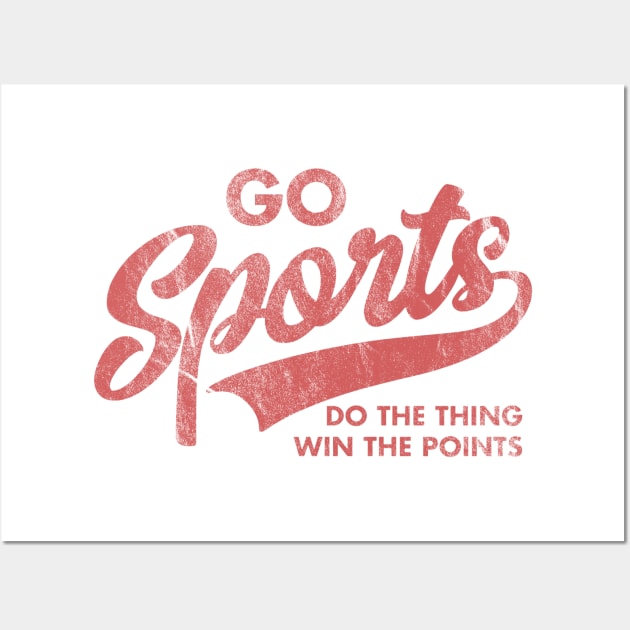 Go Sports \\ Vintage Wall Art by tioooo